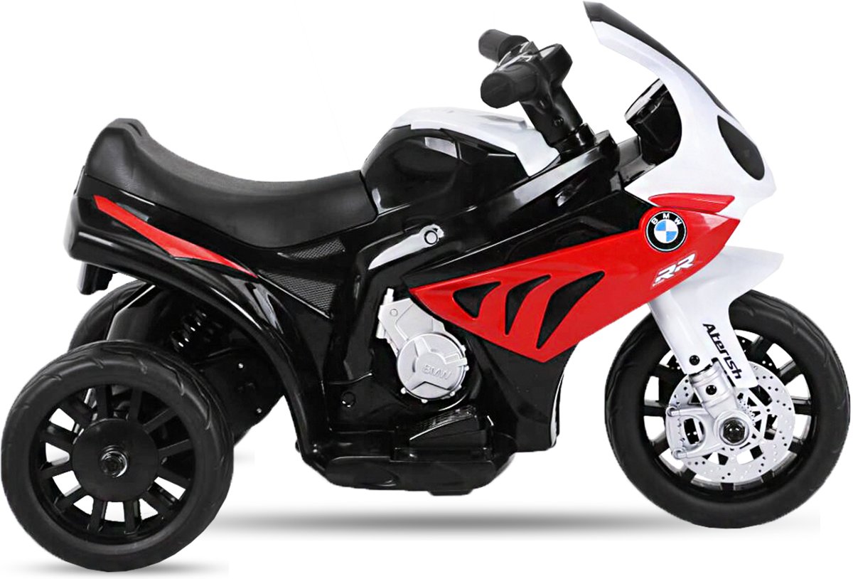   S 1000 RR Elektrische kindermotor / kinderscooter / driewieler | LED-verlichting | Rood